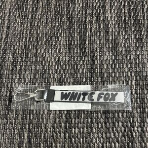 White fox NEW next level strap keychain